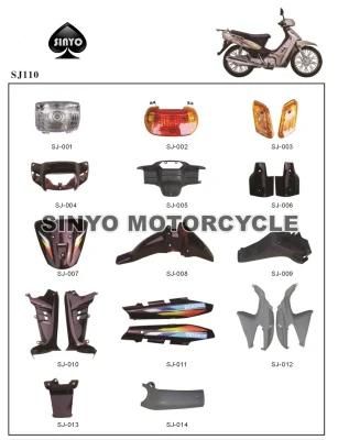 Popular Cub Motorcycle SJ110cc Spare Parts