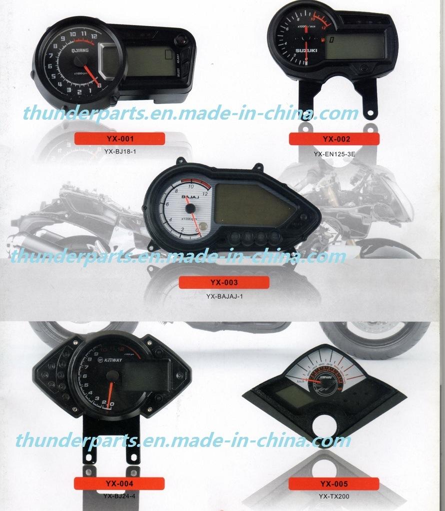 Motorcycle Speedometer Assy/Tableros/Velocimetro/Metro Completo An125, Discover, Tvs160, King, Hlx125, Apache RTR180
