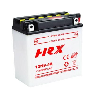 12n9-4b Dry Chargeable Lead Acid Battery for Motorcycle