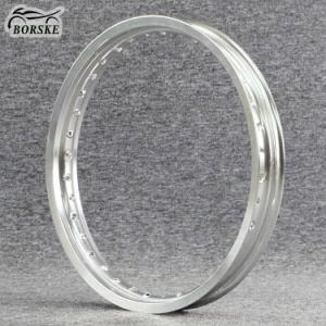 Borske T-6063 6061 Motorcycle Aluminum Alloy Rim Wm 1.85X18-36 Silver off Rode Wheel