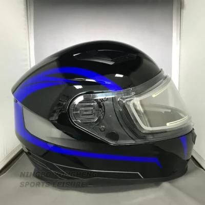 Motorcycle Motorbike Snowmobile Helmets with Double Lens Anti-Snow Visor