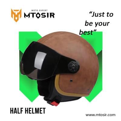 Mtosir Motorcycle Helmet Motorcycle Accessories Four Seasons Universal Half Face Electric Bicycle Motorcycle Helmet