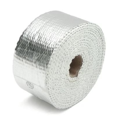 Aluminized Chrome Exhaust Header Heat Wrap Tape