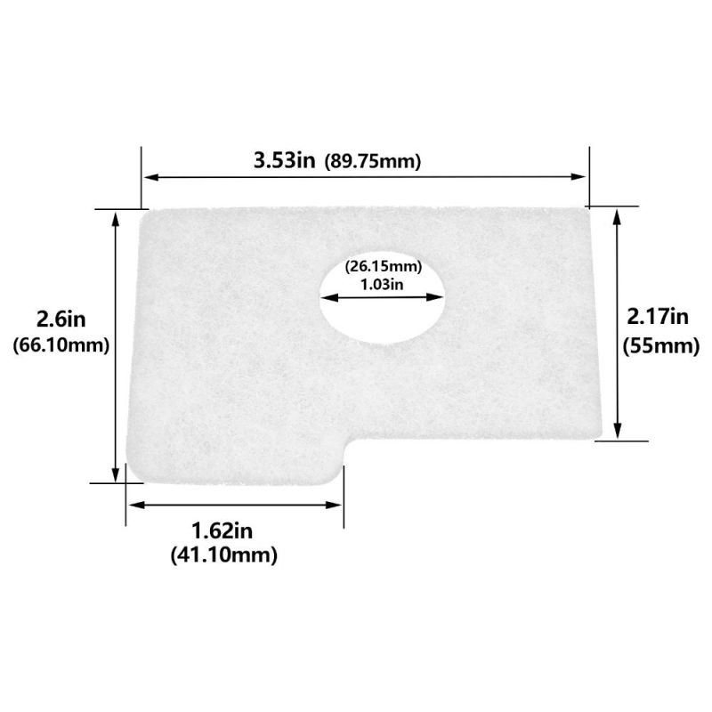 Chainsaw Parts Air Filter for Ms170 Ms180 Ms170c Ms180c 017 018