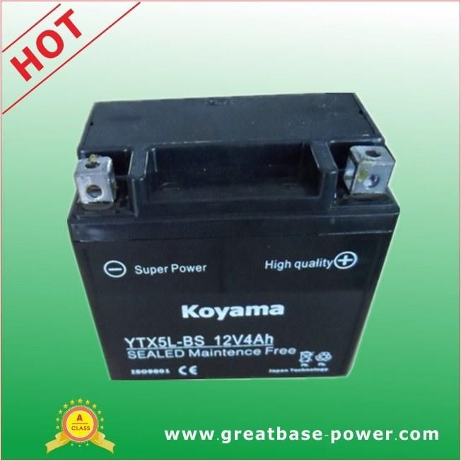 Ytx5l-BS 12V5ah Maintenance Free Mf SLA Motorcycle Battery