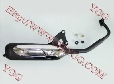 Yog Motorcycle Spare Parts Exhaust Pipe Muffler Assy for An125, Gxt200, Bajajboxer