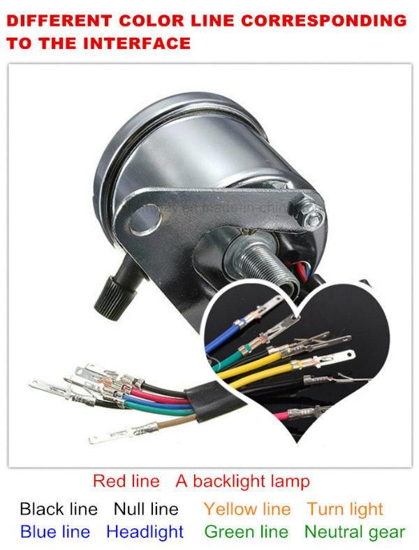 Motorcycle Part Speedometer for Modified Jh70