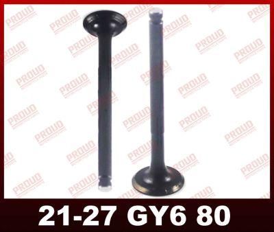 Gy6-80/125/150 Engine Valve Motorcycle Engine Valve Gy6 Motorcycle Spare Parts