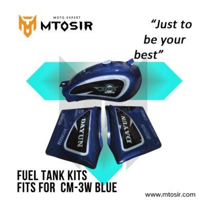 Mtosir Motorcycle Fuel Tank Kits Cm-3W Blue Side Cover Motorcycle Spare Parts Motorcycle Plastic Body Parts Fuel Tank