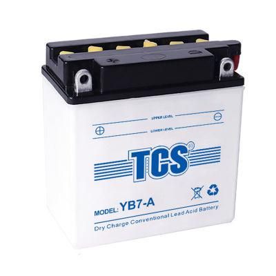 TCS Dry Charged Lead Acid Motorcycle Battery YB7-A
