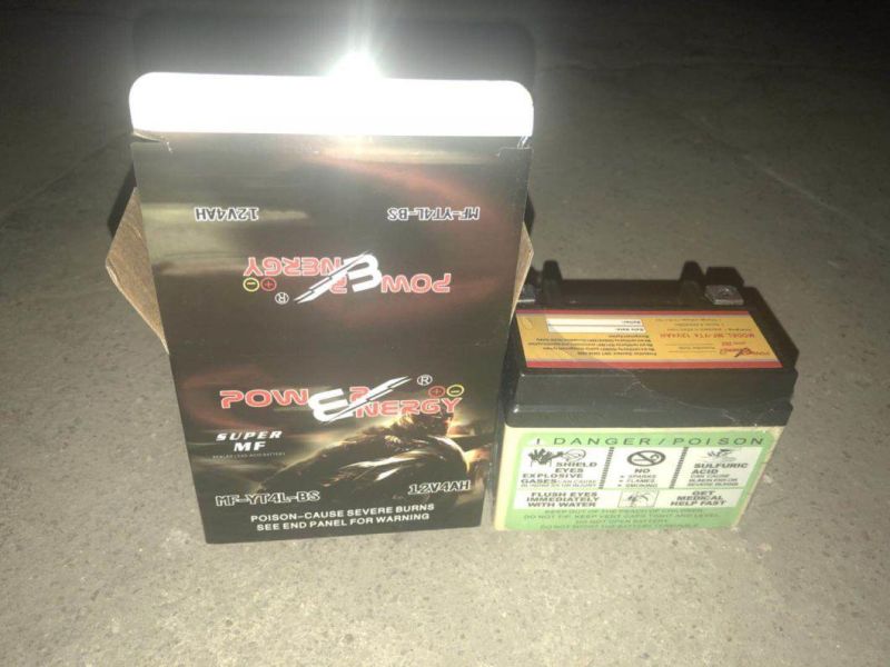 MF-YT4L-BS 12V4ah Sealed Battery Maintenance Free Battery Lead Acid Battery Factory Activated Battery Ebike Batery Solar Battery Motorcycle Battery