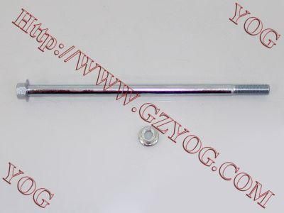 Yog Motorcycle Spare Part Rear Wheel Axle for Tvs Star (10X220) Bajaj Boxer (10X240) Tvs Star Hlx125 (12X218)
