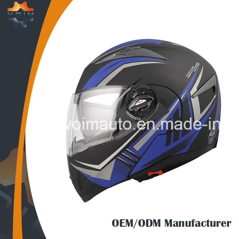 Manufacture Full Face Motor Helmet with Removable Ear Parts DOT