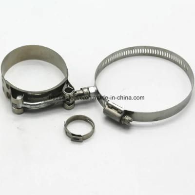 Stainless Steel Motorcycle Exhaust Clamp Heavy Duty T-Bolt Clamp