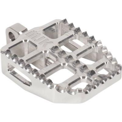 CNC Machined 6061-T6 Aluminum Raw Finish HD Motorcycle Platform Foot Pegs