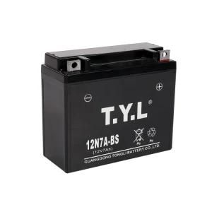 7ah Mf Motorcycle Battery Used for Wy