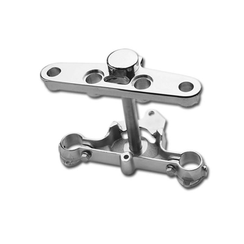 Custom Design CNC Aluminum Motorcycle Triple Tree Clamp with Anodizing