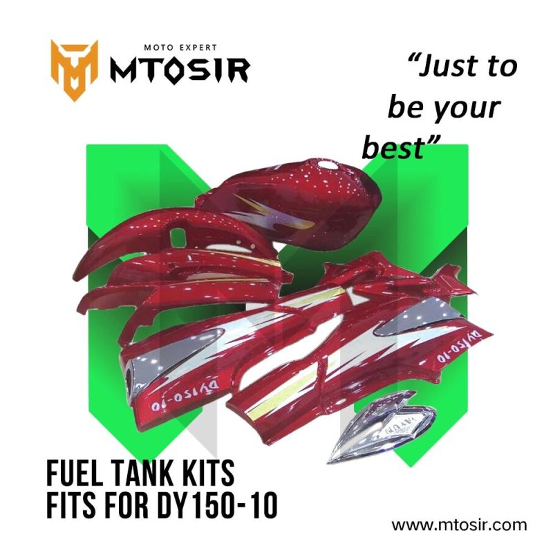 Mtosir Motorcycle Fuel Tank Kits En125 Small Mouth Side Cover Fender Headlight Cover Motorcycle Spare Parts Motorcycle Plastic Body Parts Fuel Tank