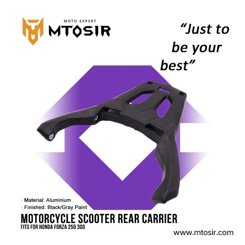 Mtosir High Quality Rear Carrier Fits for Honda Forza 250 300 Motorcycle Scooter Motorcycle Spare Parts Motorcycle Accessories