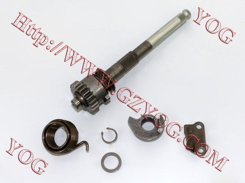Yog Motorcycle Spare Parts Starting Shaft Complete for Bajaj Boxer, CB125ace, Cg125