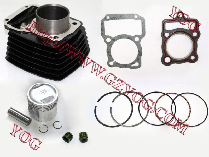 Factory Price Motorcycle Engine Parts Cylinder Kit Block Kit De Cilindro Tvs Star Hlx-150