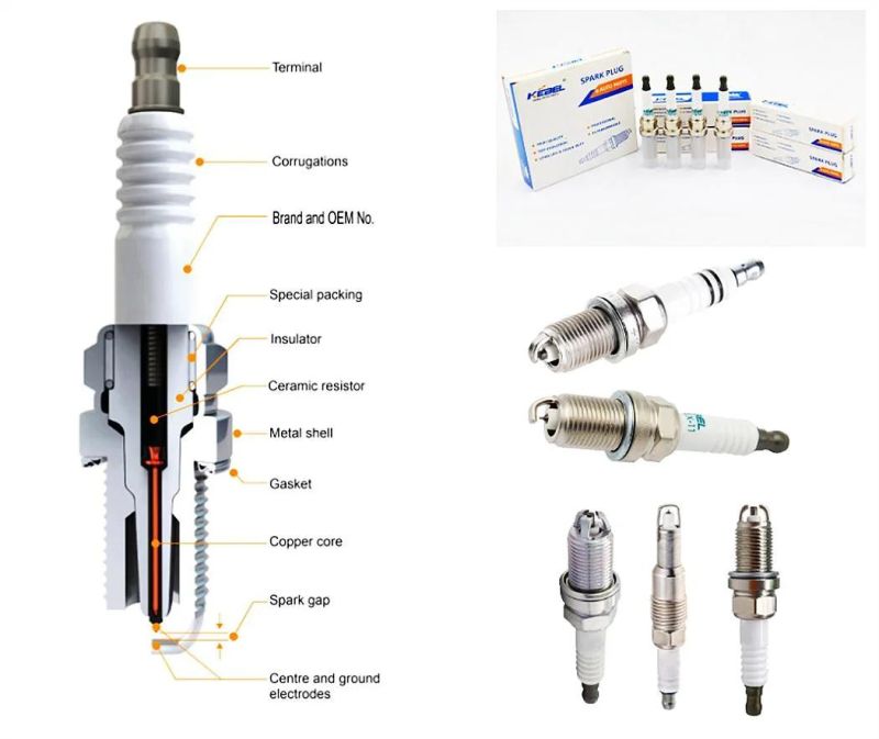 High Standard Professional Manufacturer Auto Spark Plugs