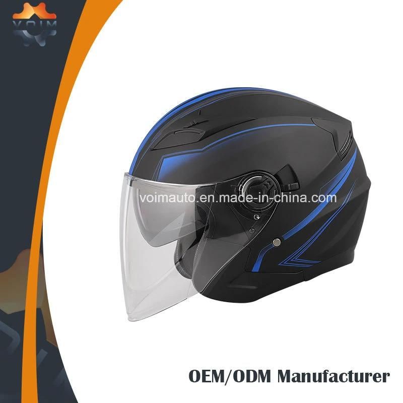 Open Face Helmet 2022 Matte Black Helmet