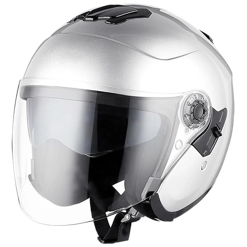 Amazon Hot Sell Double Visor DOT Half Face Motorbike Helmet