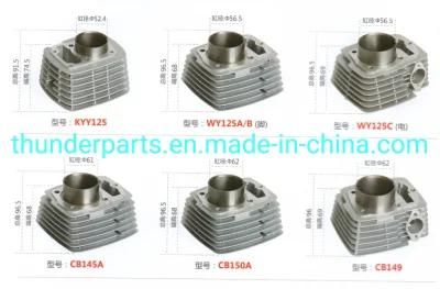 Motorcycle Engine Spare Parts for Kyy125/Wy125/CB145/CB150/CB149/52.4mm/56.5mm/61mm/62mm