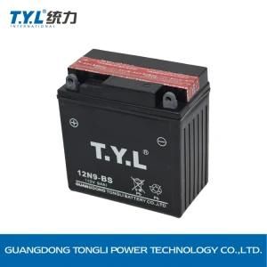 Hot Sell 12V 9ah Dry Charged Mf Maintenance-Free Lead Acid Battery with Acid Bottle Outside for Motorcycle Starting with Factory Price