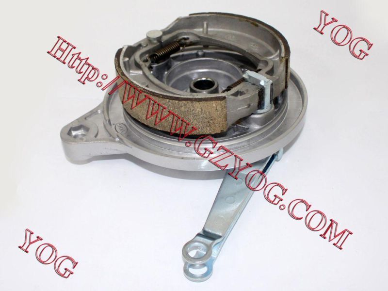 Yog Motorcycle Parts Rear Hub Cover/Rear Brake Panel with Brake Cam, Brake Arm for Cg125/Jh125