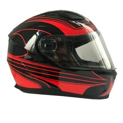 Amazon Hot Sell Single &amp; Double Visor Motorcycle Helmet with ECE &amp; DOT Certification