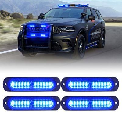 Volunteer Vehicles off-Road Trucks Cars SUV ATV UTV Motorcycle Blue LED Emergency Strobe Lights Hazard Warning safety Flashing Light