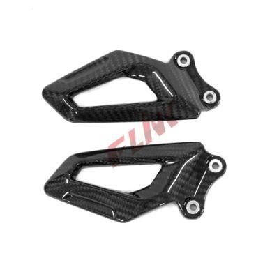 100% Full Carbon Heel Guards with Chain Guard for BMW S1000rr 2020