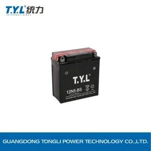 12V5ah/ 12n5a-BS Dry-Charged Maintenance Free Lead Acid Motorcycle Battery