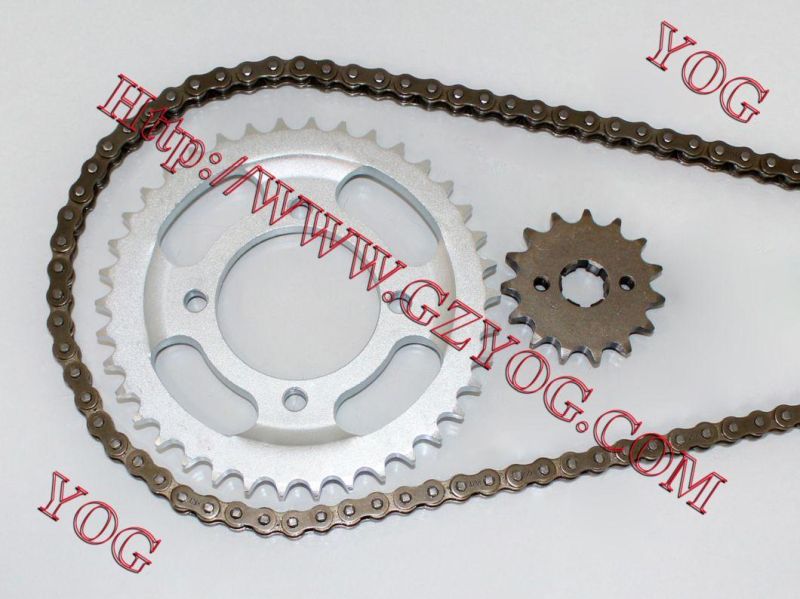 Motorcycle Parts Motorcycle Chain Sprocket Set for Honda Cg125 Cg150