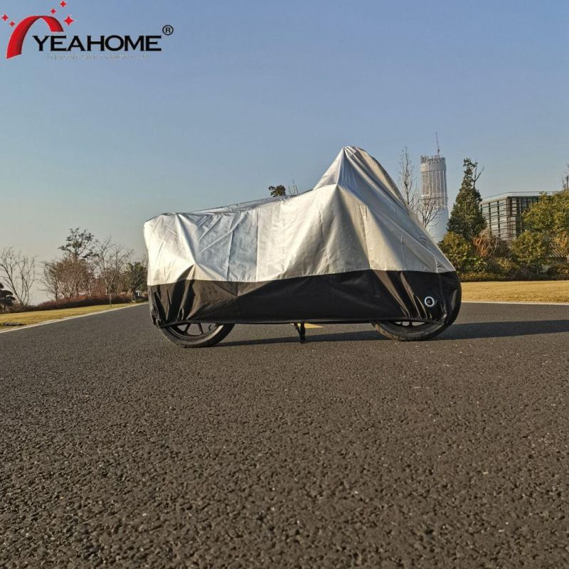 Durable Water-Proof Outdoor Motorcycle Cover Patchwork Design Motorbike Cover