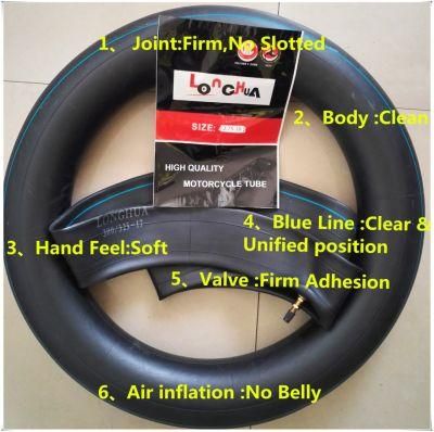 Natural Butyl Rubber Motorcycle Inner Tube with DOT ISO90001 (2.25-19)