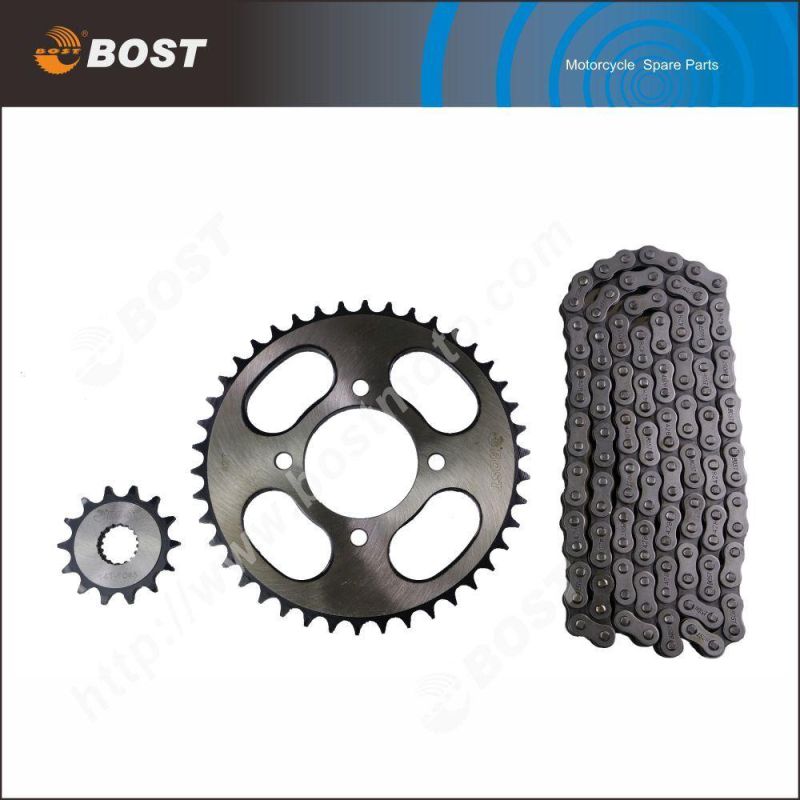 Motorcycle Parts Sprocket Chain Sprocket Set for Suzuki Gn125 / Gnh125 Motorbikes