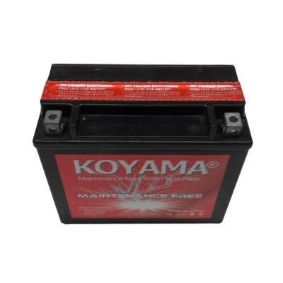Ytx20L-BS 12V20ah Dry Maintenance Free Motorcycle Battery
