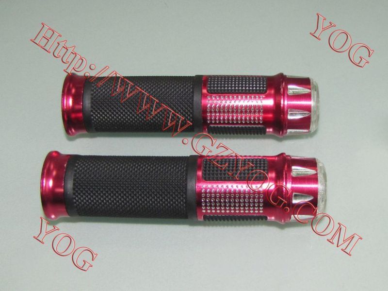 Yog Motorcycle Parts Motorchcle Handle Grip for Bajaj Boxer Black Color