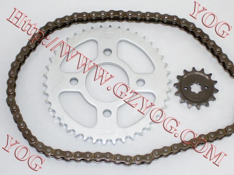 Motorcycle Chain System Chain Sprocket Kit Fz16 Wy125 Nxr150