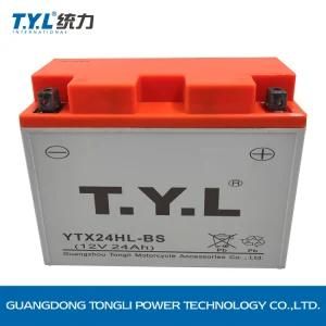Ytx24hl-BS 12V10ah Maintenance Free Lead Acid Motorcycle Battery with Factory Price