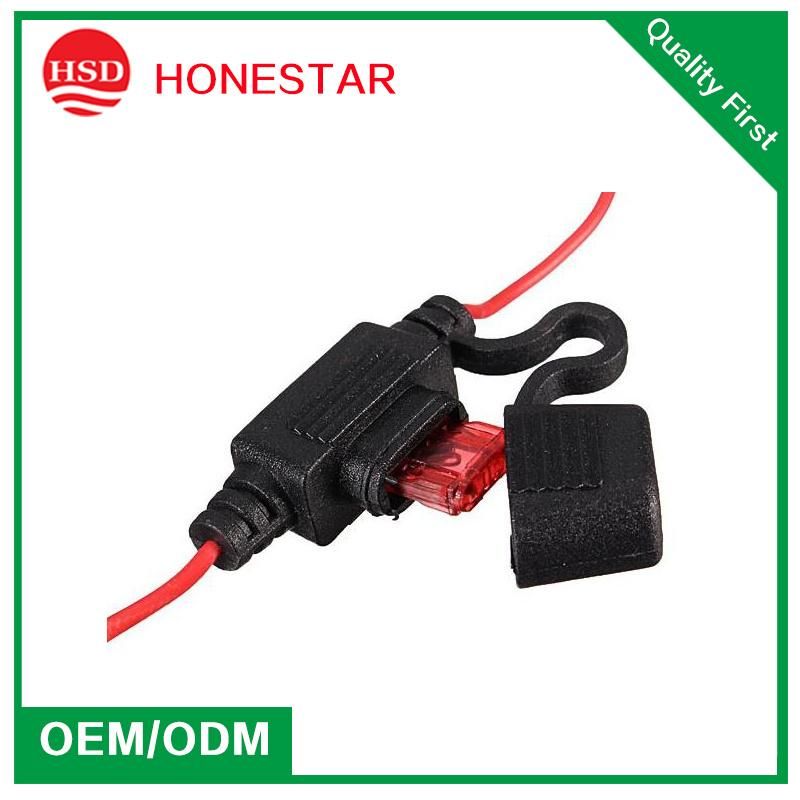 Motorcycle 12V/24V Power Charger with Cable and Fuse Dual USB 3.1A Charging