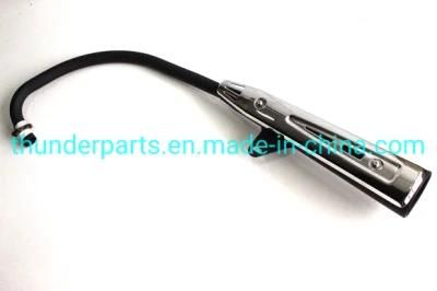 Motorcycle Muffler Assy Exaust Pipe/Tubo De Escape Completo Silenciador Escape Completo Suzuki Gn125 Negro