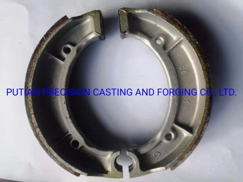 High Quality, High Wear Resistance, No Nosise, Asbestos or Asbestos Free -Motorcycle Brake Shoes Parts for Lh250