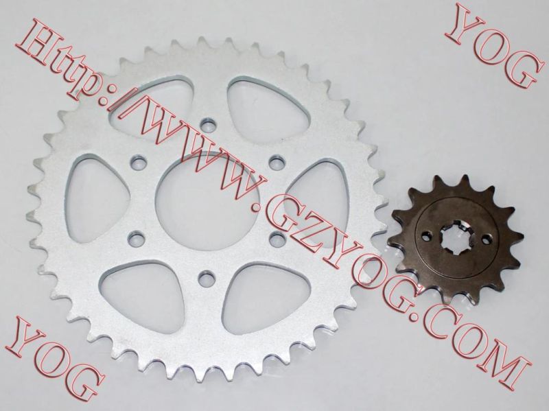 Motorcycle Spare Parts Front Rear Sprocket Sets Bajaj Bm125 Bm150 Boxer
