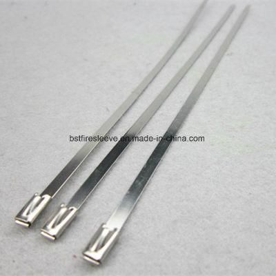 Locking Stainless Steel Zip Ties for Exhaust Header Pipe Wrap