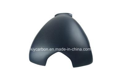 Twill Blue Carbon Motorcycle Tank Cover for Suzuki B-King Matt Finish