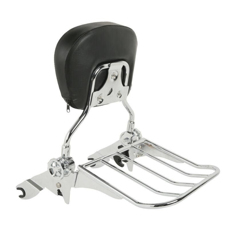 Xf2906236-E Backrest Sissy Bar & Luggage Rack Fit for Harley Road Street Electra Glide 09-20